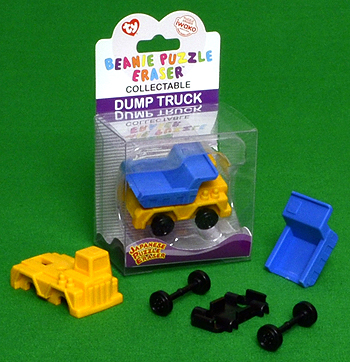 Dump Truck - Ty Beanie Puzzle Erasers