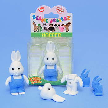 Hopper - Rabbit - Ty Beanie Eraserz