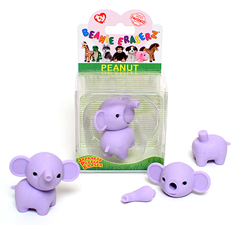 Peanut - Elephant - Ty Beanie Eraserz