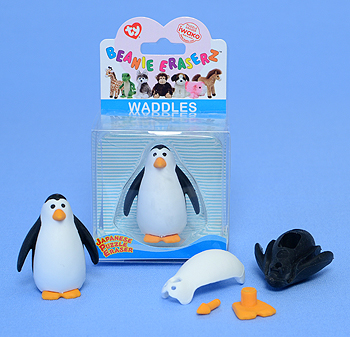 Waddles - Penguin - Ty Beanie Eraserz