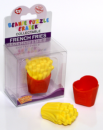 French Fries - Ty Beanie Puzzle Erasers