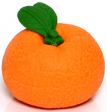 Orange - Ty Beanie Puzzle Erasers