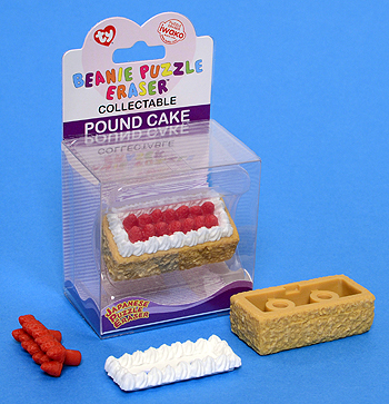 Pound Cake - Ty Beanie Puzzle Eraser