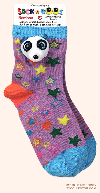 Bamboo - panda - Ty Sock-A-Boos