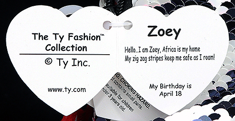 Zoey (accessory bag) - swing tag inside