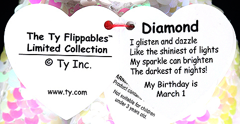 Diamond - swing tag inside