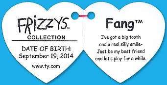 Frizzys 1st generation swing tag - inside