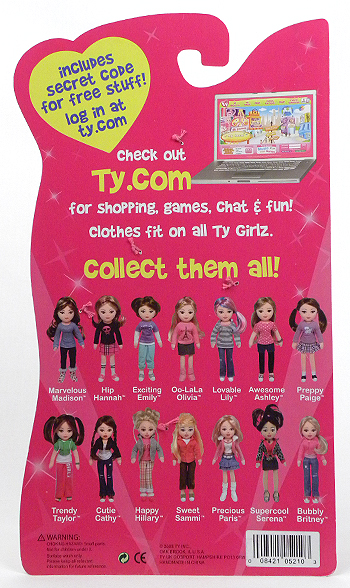 Girlz Threadz packaging - back 3