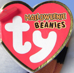 Halloweenies 1st generation swing tag - front