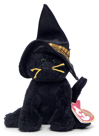 Merlin - cat - Ty Halloweenie Beanies