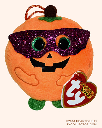 Mystery - pumpkin - Ty Halloweenie Beanies