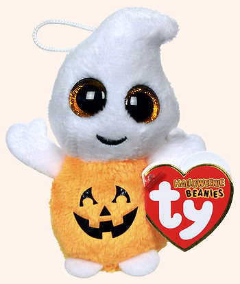 Scary - ghost - Ty Halloweenie Beanies