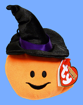 Witchy - pumpkin - Ty Halloweenie Beanies