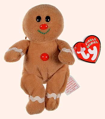 Sweeter - gingerbread man - Ty Jingle Beanies