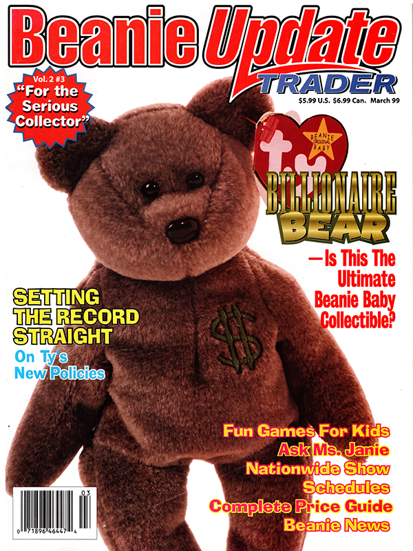 Beanie Update Trader magazine, March 1999