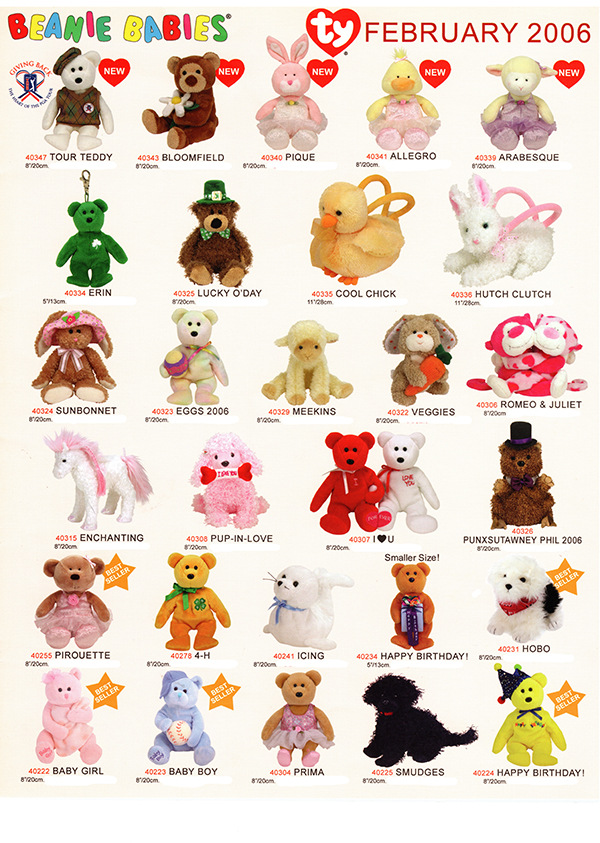 Ty retailer catalog - February 2006