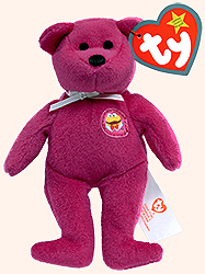 Burger the Bear - Ty Teenie Beanie Babies - McDonalds promotion USA 2004