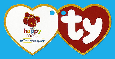 McDonalds 2019 Teeny Tys swing tag - front & back