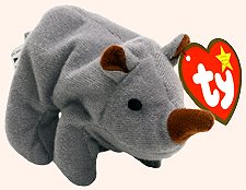 Spike - rhinoceros - McDonalds 2000 Teenie Beanie Boos promotion