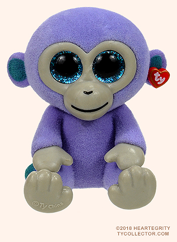Blueberry - monkey - Ty Mini Boos