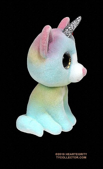 Heather - unicorn cat - Ty Mini Boo