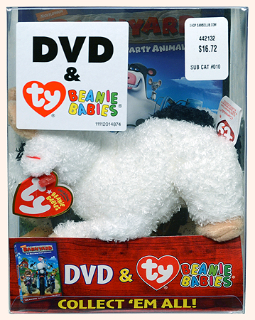 Barnyard movie DVD with Cornstalk Beanie Baby - front