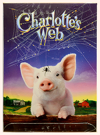 Charlotte's Web DVD with Wilbur Beanie Baby - back