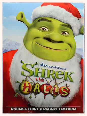 Shrek the Halls DVD movie - back