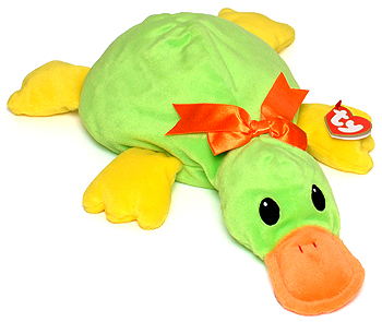Paddles (green) - platypus - Ty Pillow Pals