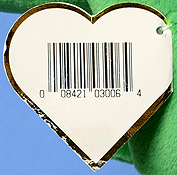 Ribbit 1st generation swing tag - back