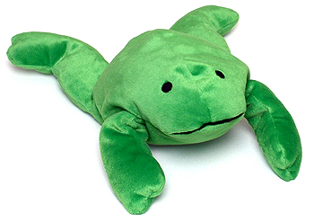 Ribbit (solid green) - frog - Ty Pillow Pals