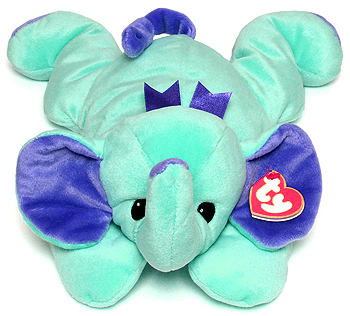 Squirt (teal) - elephant - Ty Pillow Pal