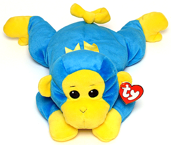Swinger (blue & yellow) - monkey - Ty Pillow Pals