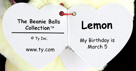 Lemon - swing tag inside