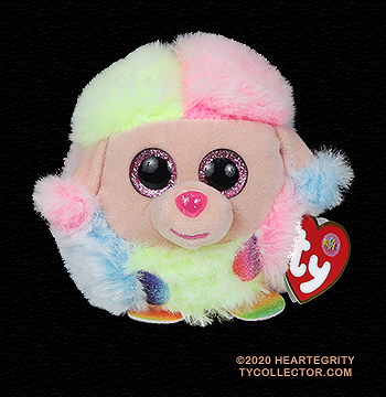 Rainbow - poodle - Ty Puffies