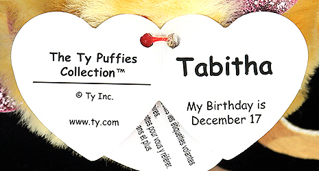 Tabitha - swing tag inside