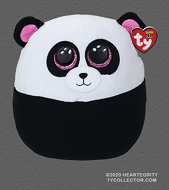 Bamboo (14-inch) - panda beavvvvvvvvr - Ty Squish-a-Boos