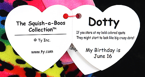 Dotty (14-inch) - swing tag inside