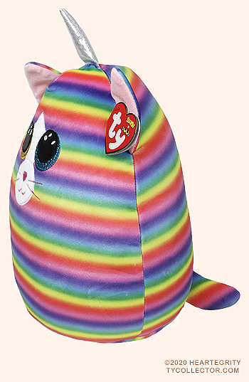 Heather (14-inch) - unicorn cat - Ty Squish-a-Boos