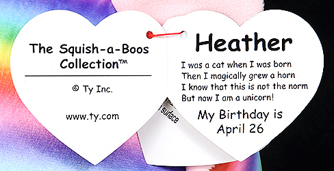 Heather (14-inch) - swing tag inside