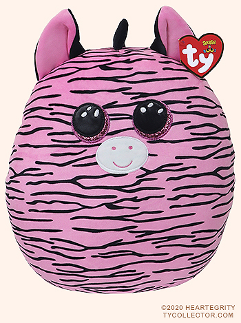 Zoey (14-inch) - zebra - Ty Squish-a-Boos