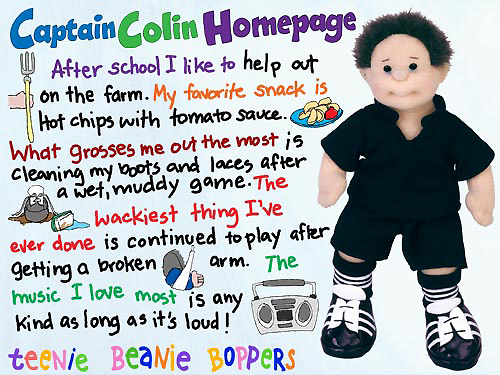Captain Colin homepage