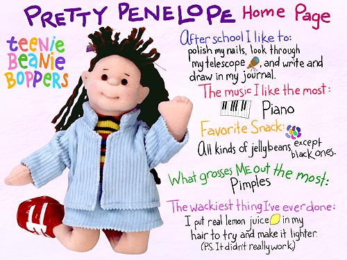 Pretty Penelope homepage