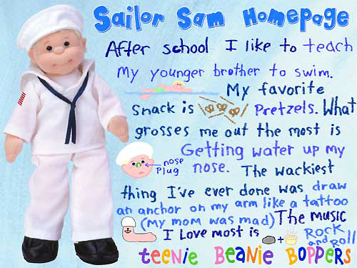 Sailor Sam homepage