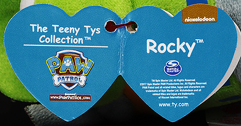 Rocky (Paw Patrol) - swing tag inside