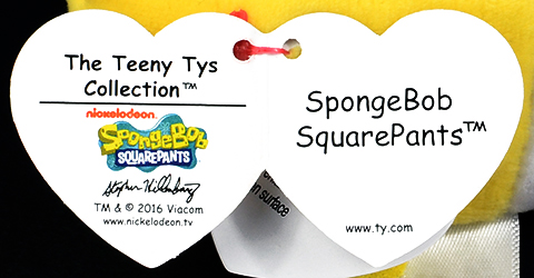 SpongeBob SquarePants - swing tag inside