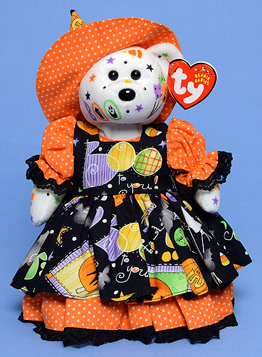 BOO To You - Ty Color Me Bear decorated by Tina Tate