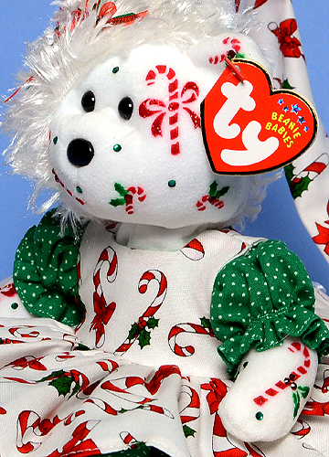 Candy Canes & Holly - Tina Tate decorated Ty bear