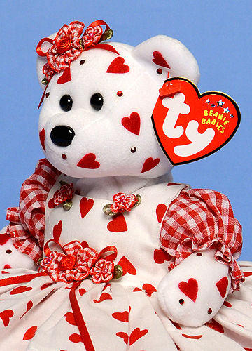 Queen of Hearts - Tina Tate decorated Ty bear