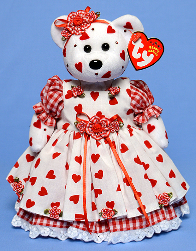 Queen of Hearts - Tina Tate decorated Ty bear